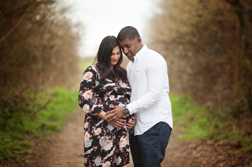 maternity, husband and wife, st pauls cray woods, happy, indian, orpington, kent