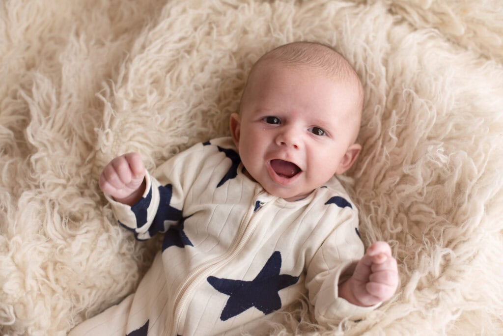 3 month baby milestone photography Bromley by Ashleigh Shea Photography